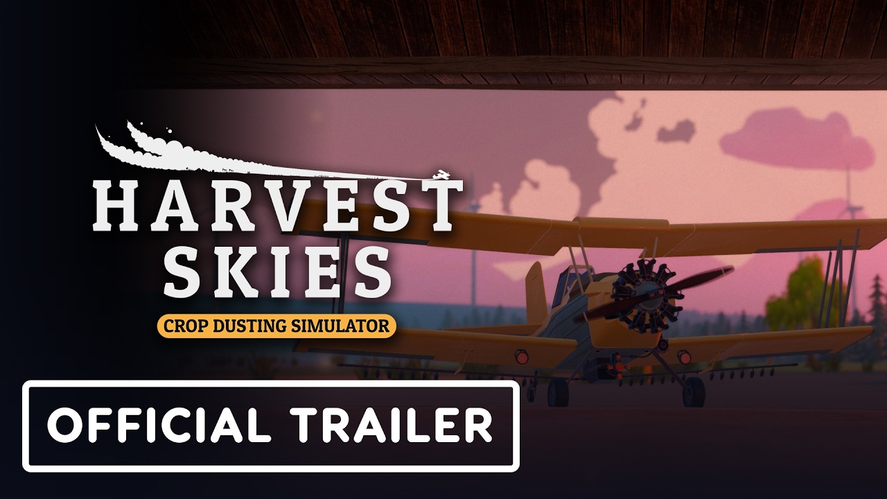 Harvest Skies: Crop Dusting Simulator - Official Announcement Trailer