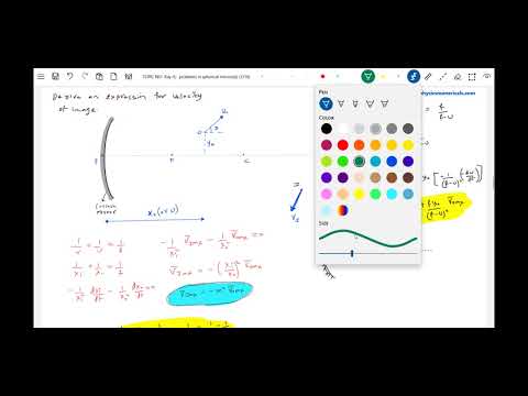 problems on spherical mirrors