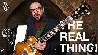 Video thumbnail for 1959 Gibson Les Paul Sunburst - The Morgan Burst - Not A Reissue by Michael Watts