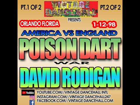POISON DART CLASH DAVID RODIGAN LIVE IN A ORLANDO FL  1 -2-98