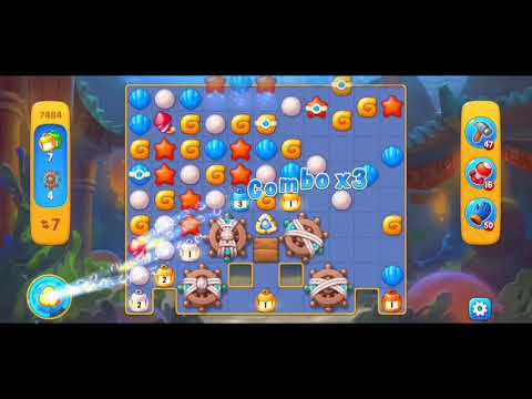 Fishdom 7484 Hard Level - NO 💣🧨💥