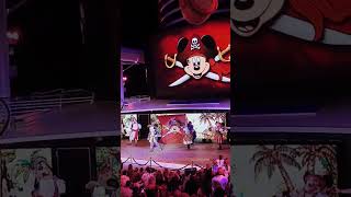 Yo Ho Yo Ho A Pirate Life for Me! Hey!  @ Disney Dream #disney #cruise #cruiseship 🦜