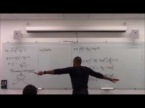 Math 1203-R03 Lecture 15 - More Implicit Differentiation
