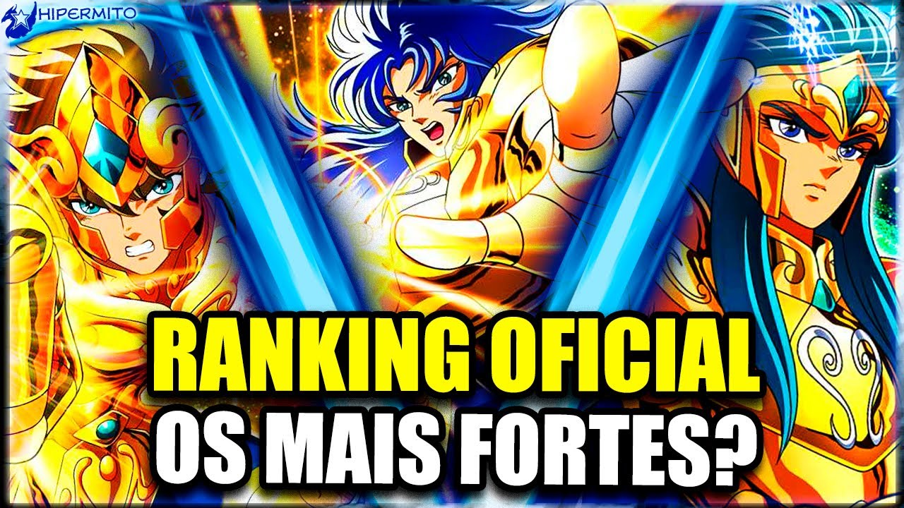 RANKING SAINT SEIYA OFICIAL | O mais forte de Cavaleiros do Zodíaco! Bronze, prata e ouro!