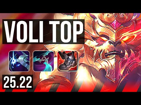 VOLIBEAR vs FIORA (TOP) | 15/2/8, 6 solo kills, 800+ games, Godlike | BR Challenger | 25.22