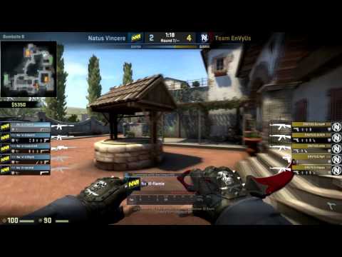 CS:GO POV Demo Na'Vi flamie (22/12) vs EnVyUs (de_inferno)