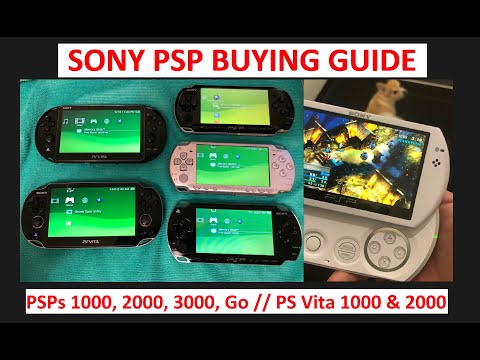 Ultimate PSP Buying guide and comparison (PSP 1000,2000,3000, Go & VITA). (And MODDING on the fly)