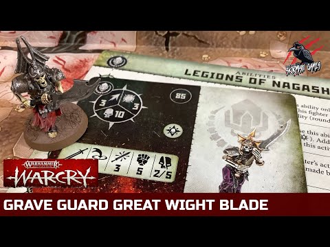 GRAVE GUARD GREAT WIGHT BLADE - WARCRY FIGHTERS IN FOCUS #8 Soulblight Gravelords Legions Of Nagash