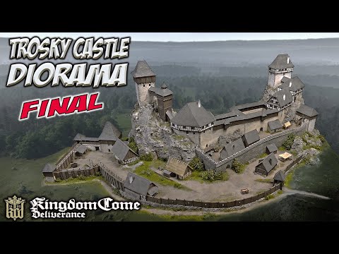 Trosky Castle Diorama: Final - from Kingdom come deliverance 2