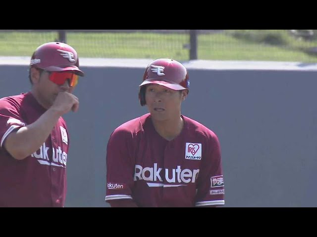 【ファーム】本日マルチ安打!! イーグルス・茂木栄五郎 鋭い当たりはタイムリー2ベースヒット!!  2023年7月10日 北海道日本ハムファイターズ 対 東北楽天ゴールデンイーグルス