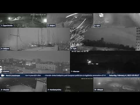 Kherson incendiary rounds 2 - Cam 7 - 02/03/2023