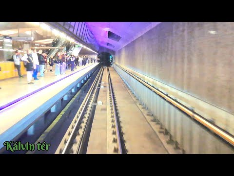 [Cabview] Metro line M4 Budapest Keleti pályaudvar - Kelenföld vasútállomás
