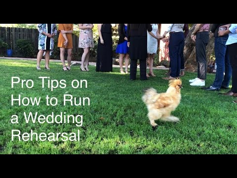 Pro Tips on How to Run a Wedding Rehearsal, Chickens Optional | Tan Weddings & Events | Wedwordy