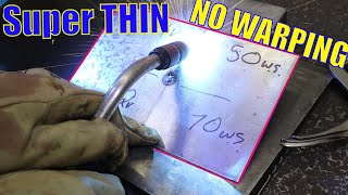 How To Mig Weld SUPER Thin Metal with (NO WARPING)