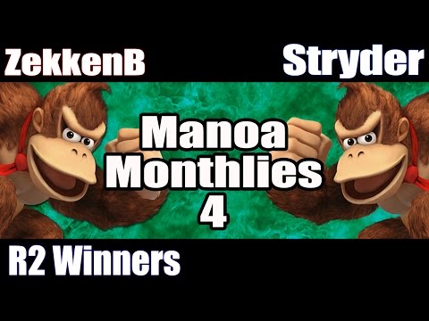 Manoa Monthlies 4: SSB Wii U - WR2 - ZekkenB vs Stryder