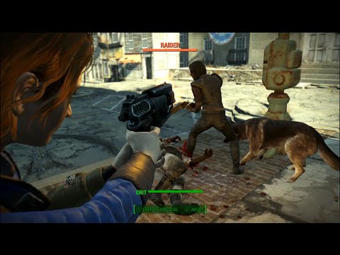 Fallout 4 Gameplay/Commentary [Part 4] - The Lucky Wolverine Wannabe!