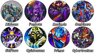 Every Transformers Sub-Race Explained