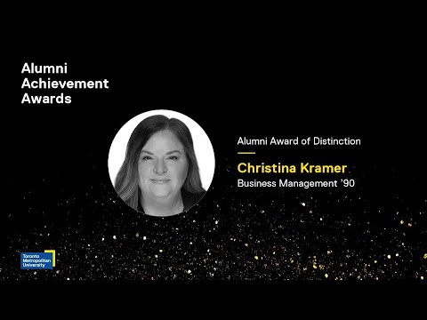 2022 Alumni Achievement Award recipient, Christina Kramer, Business Management ’90