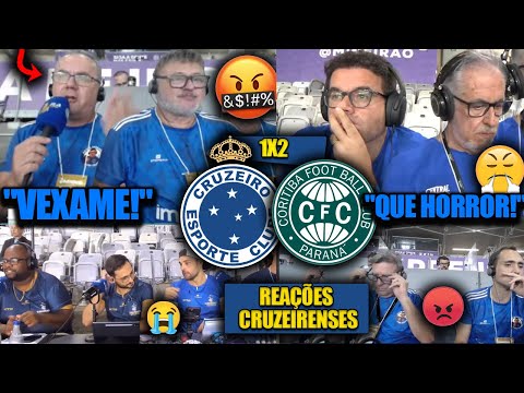 REAÇÕES dos CRUZEIRENSES - CRUZEIRO 1x2 CORITIBA - BRASILEIRÃO 2026 - REACT VAMOS RIR!