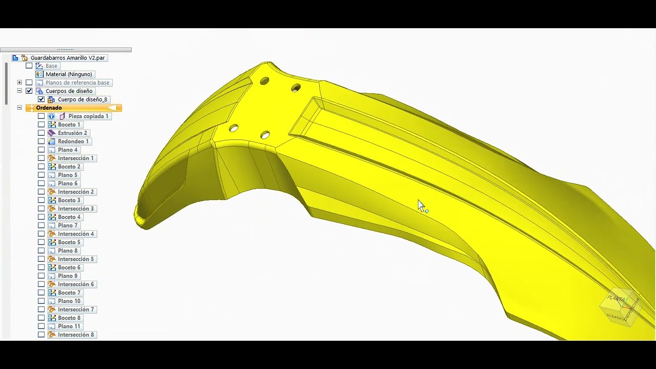Ingeniería inversa de escaneo 3D en Solid Edge