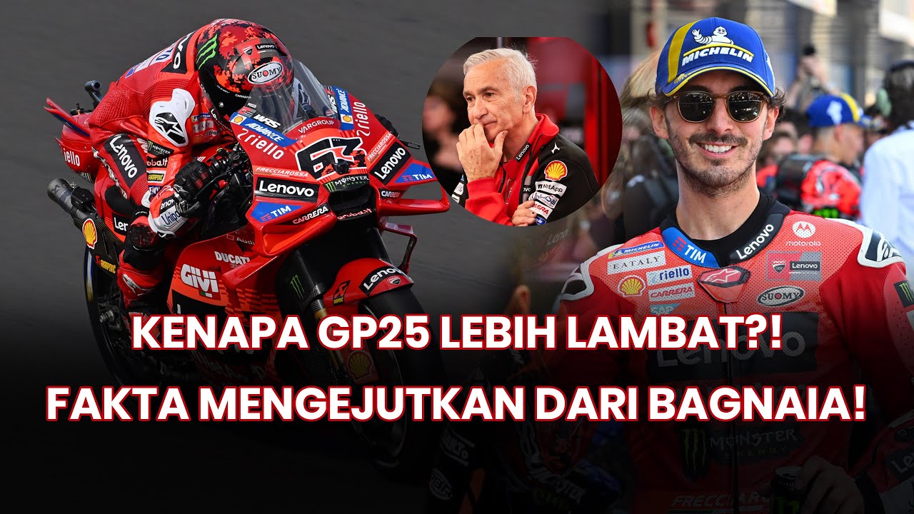 Masalah Besar di Ducati GP 25! Bagnaia Bocorkan Fakta Sebenarnya!