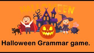 Halloween Grammar Game