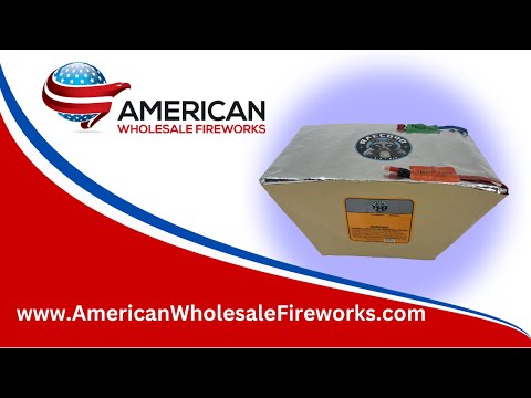 Cake - 42s Blood Red Mine to Blood Red Dahlia ... Available at American Wholesale Fireworks!