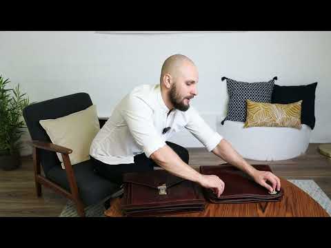 Review of Leather Briefcases The Magus and Illusions | Time Resistance Official Video