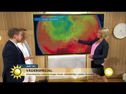 Värmeattack på väg! - Nyhetsmorgon (TV4)