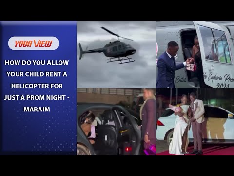 Students Arrive For Prom In Helicopter And Expensive Cars In Uganda