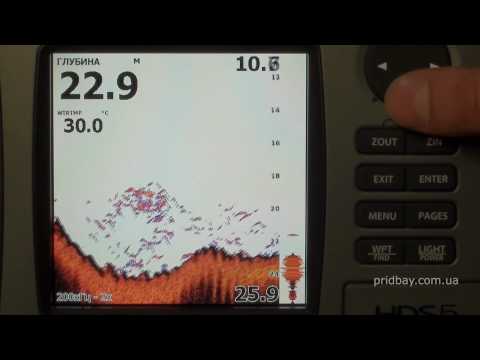 Lowrance HDS-5 эхолот GPS sonar
