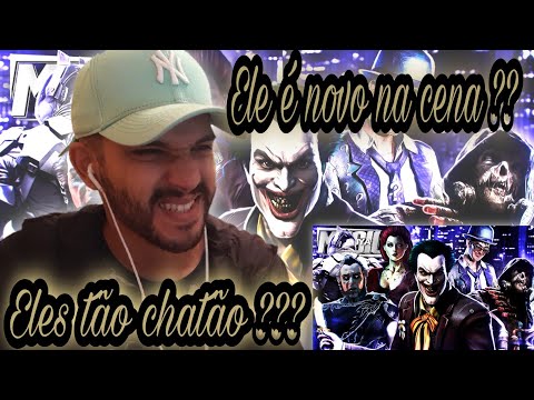 React - Rap dos Vilões de Gotham (Batman Arkham) - A NOITE DE GOTHAM | Kazuya