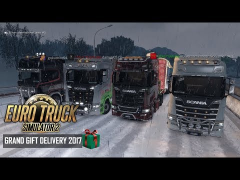 CONSEGNO REGALI CON I FAN E LA NEVE #11 - GRAND GIFT DELIVERY 2017 - EURO TRUCK SIMULATOR 2