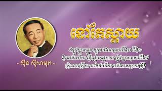 នៅតែស្ដាយ   ស៊ីន ស៊ីសាមុត   Nov Te Sday   Sinn Sisamouth