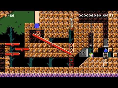 logical thinking jungle 25 by Basko 🍄 Super Mario Maker 2 😶 No Commentary　⚿abz