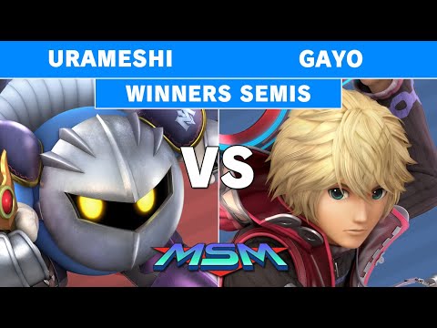 MSM Online 2 - Urameshi (Metaknight) Vs Gayo (Shulk) Winners Semis - Smash Ultimate