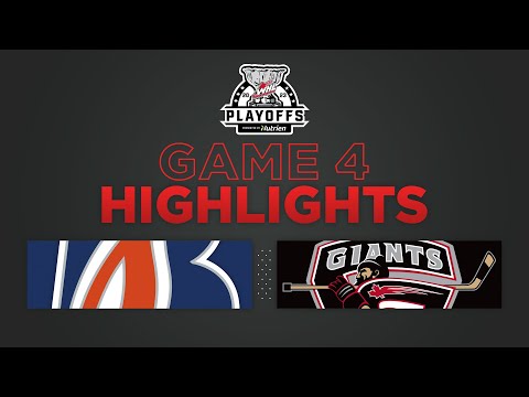 WHL Playoffs Highlights: Blazers (5) at Giants (4) OT - April 6, 2023