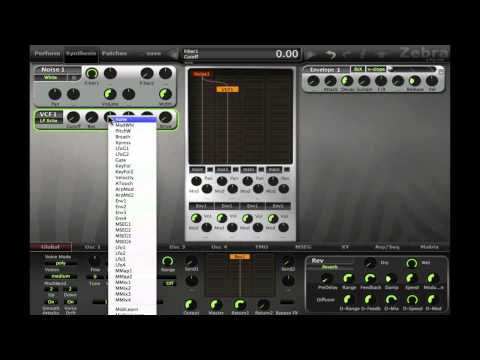 Zebra2 Mini-Tutorial #24 - Effect Envelopes