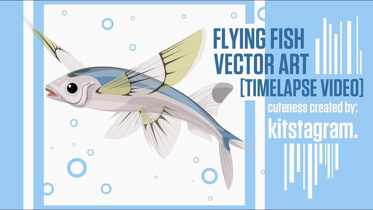 VECTOR ART TUTORIALS: FLYING FISH [32-BIT EDITION]