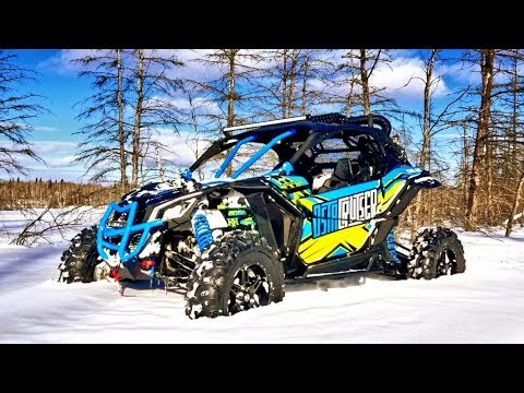 X3 Beast Mode Smashing Snow!!