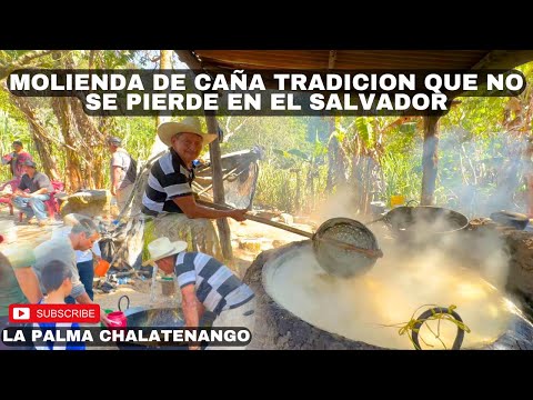 Molienda de caña TRADICIÓN QUE NO SE PIERDE EN EL SALVADOR/ La Palma Chalatenango 🇸🇻😱
