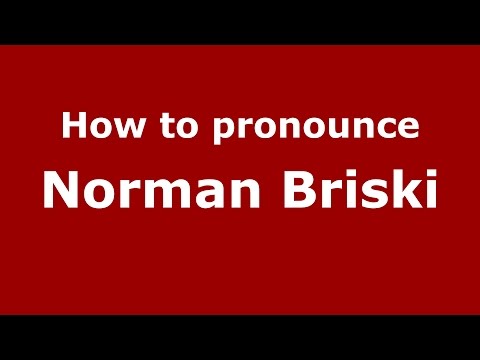 How to pronounce Norman Briski (Spanish/Argentina) - PronounceNames.com