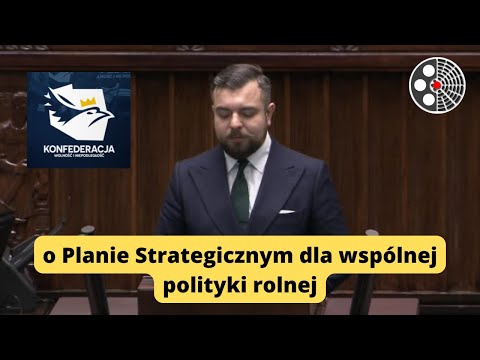 Michał Urbaniak krytykuje wspólną politykę rolną i ekoograniczenia