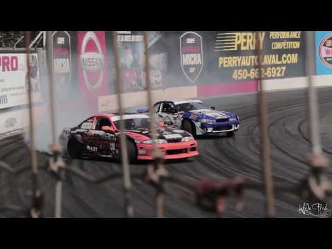 Silvio Dos Santos Leading Francis Doyon - Formula Drift Canada World 2015