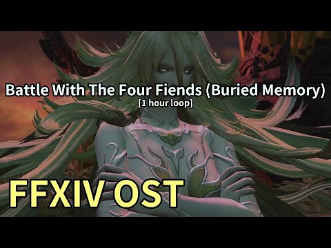 Battle With The Four Fiends (Buried Memory) [1 hour loop] / Barbariccia Theme - FFXIV OST
