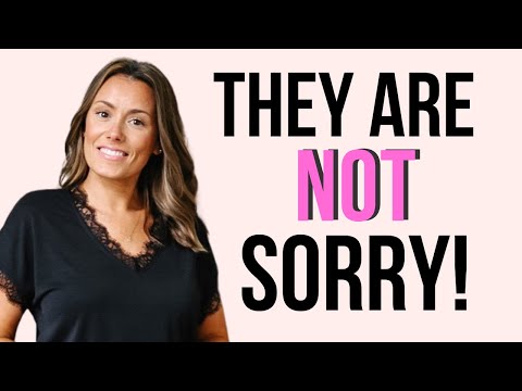 NARCISSISTS ARE NEVER SORRY AND DON'T FEEL GUILT FOR WHAT THEY DID TO YOU