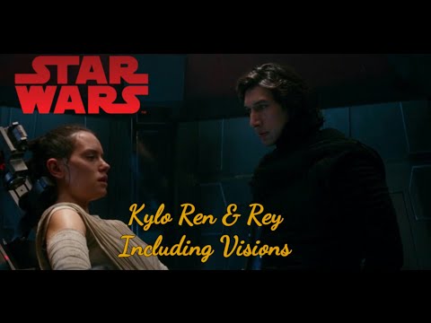 Kylo & Rey Interrogation scene including visions