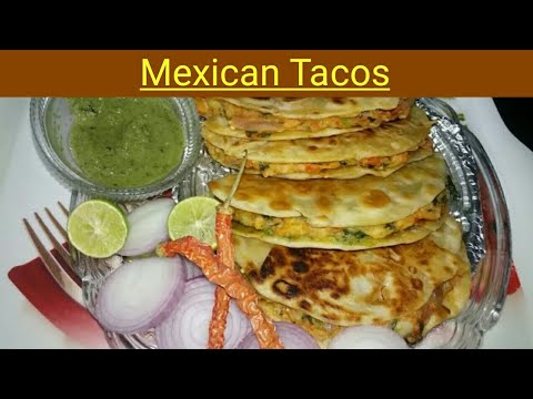 Mexican Tacos | Tacos recipe | Crispy Potato Tacos | How to make Mexican Tacos |