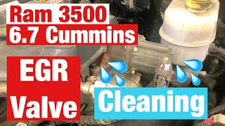 EGR Valve Cleaning - Ram 3500 6.7 Cummins