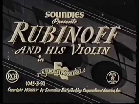 16mm 'soundie' "THE MUSIC SHOP" US 1944 Rubinoff & his violin
